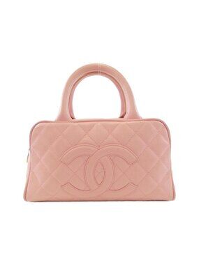 Chanel Boston Bag Travel Bags Pink